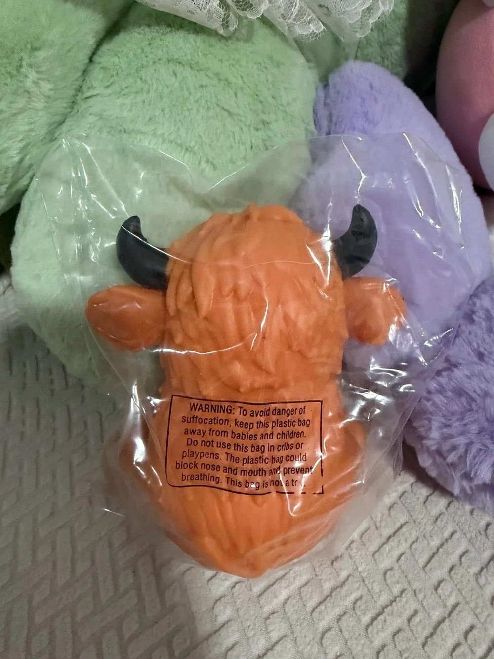 Play Side Highland Cow Squishy Toy Mini